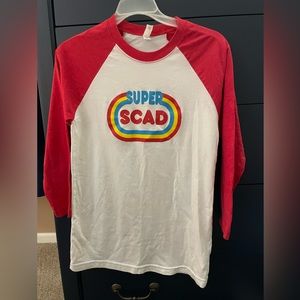 Retro SCAD baseball style shirt - Savannah college of Art and Design